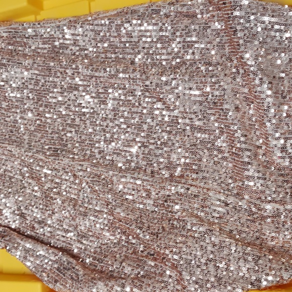 1.STATE 1.STATE Womens Sleeveless Sequin dress  Burgundy 10 - Picture 17 of 17